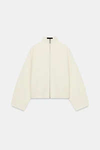 ZIPPER KNIT CARDIGAN