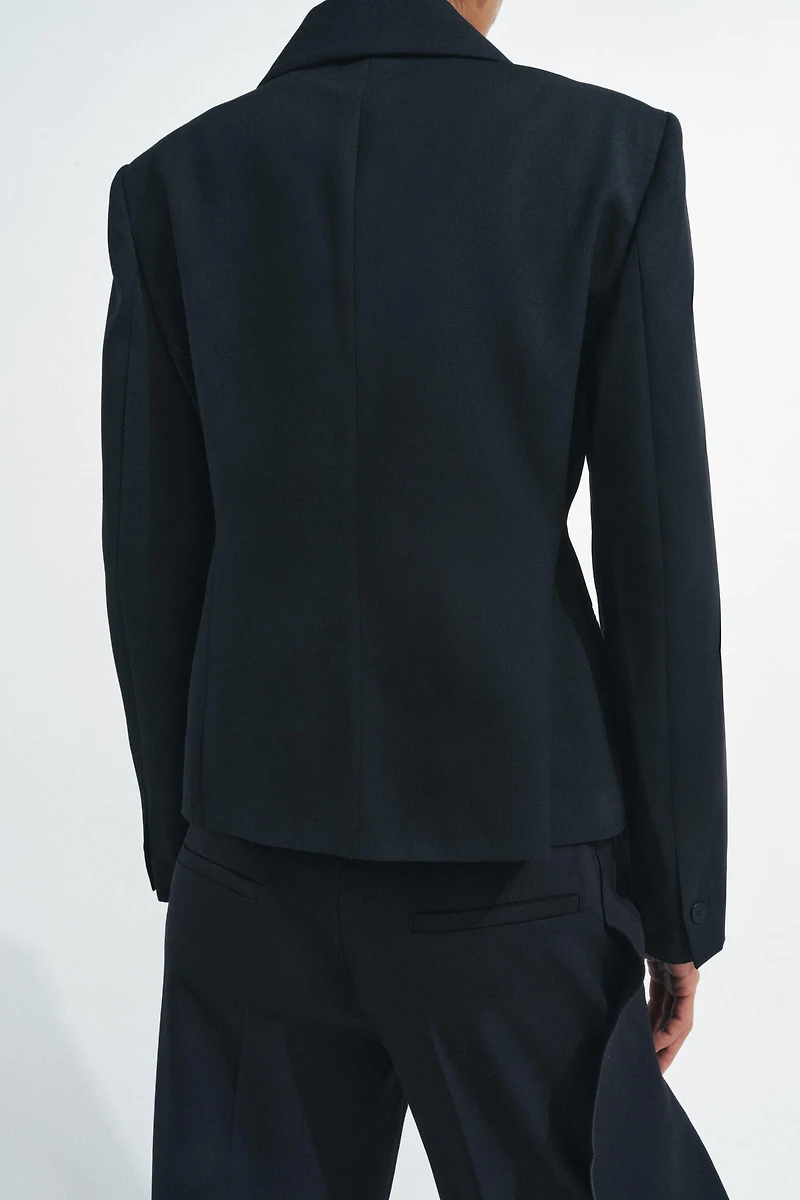 VESTE AJUSTÉE AVEC LAINE ZW COLLECTION