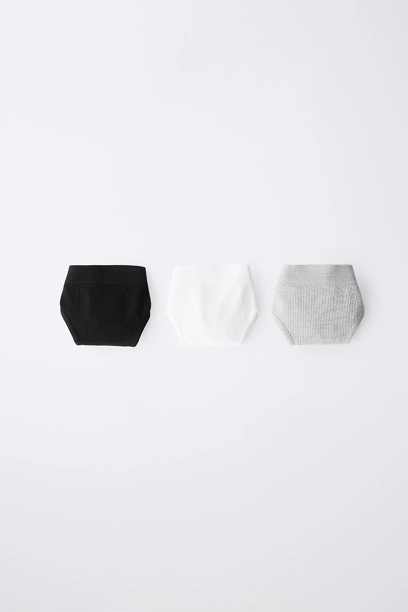 8-14 ANS / LOT DE TROIS CULOTTES SEAMLESS