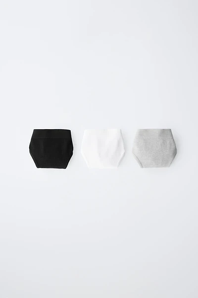 8-14 ANS / LOT DE TROIS CULOTTES SEAMLESS