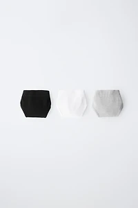 8-14 ANS / LOT DE TROIS CULOTTES SEAMLESS