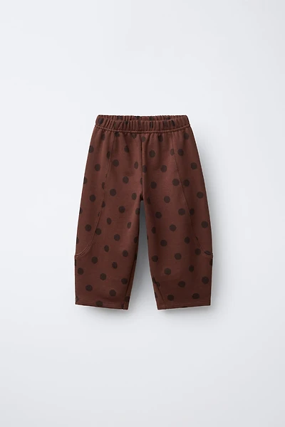 POLKA DOT BLOOMER PLUSH PANTS