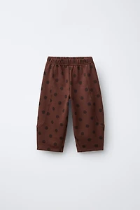 POLKA DOT BLOOMER PLUSH PANTS