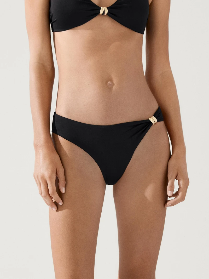 Bikini bottoms with rhinestone detail