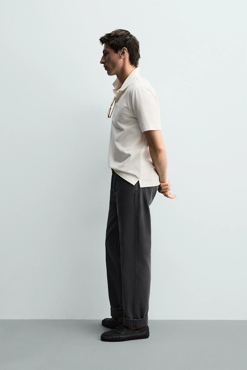 WASHED REGULAR FIT POLO