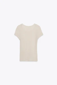 WOOL SHORT SLEEVE T-SHIRT
