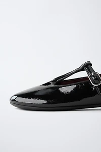 T-BAR HEART BALLET FLAT