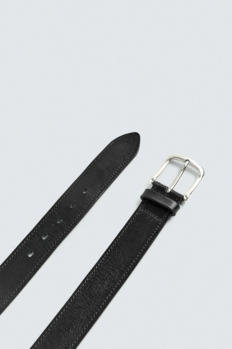 WIDE LEATHER BELT