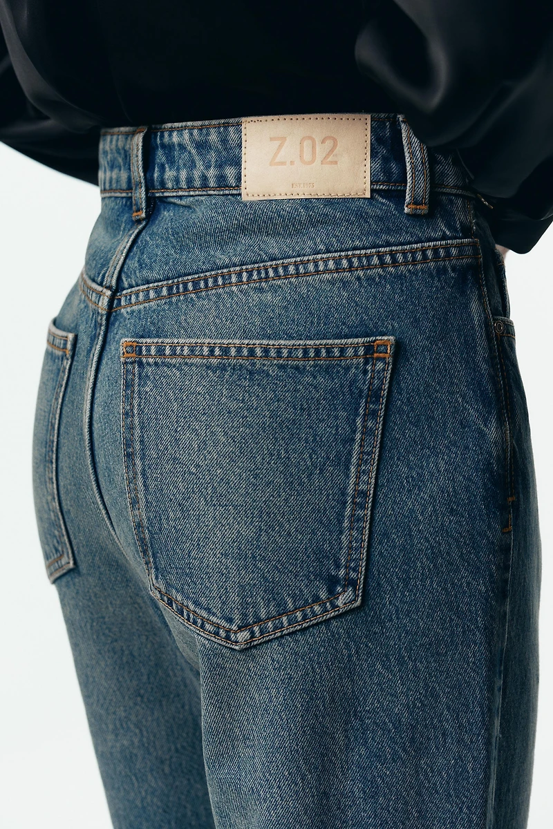Z.02 STRAIGHT HIGH WAIST ANKLE JEANS