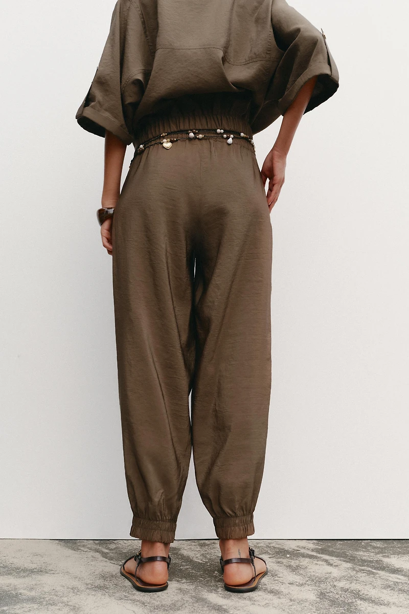 CUFFED HEM PANTS