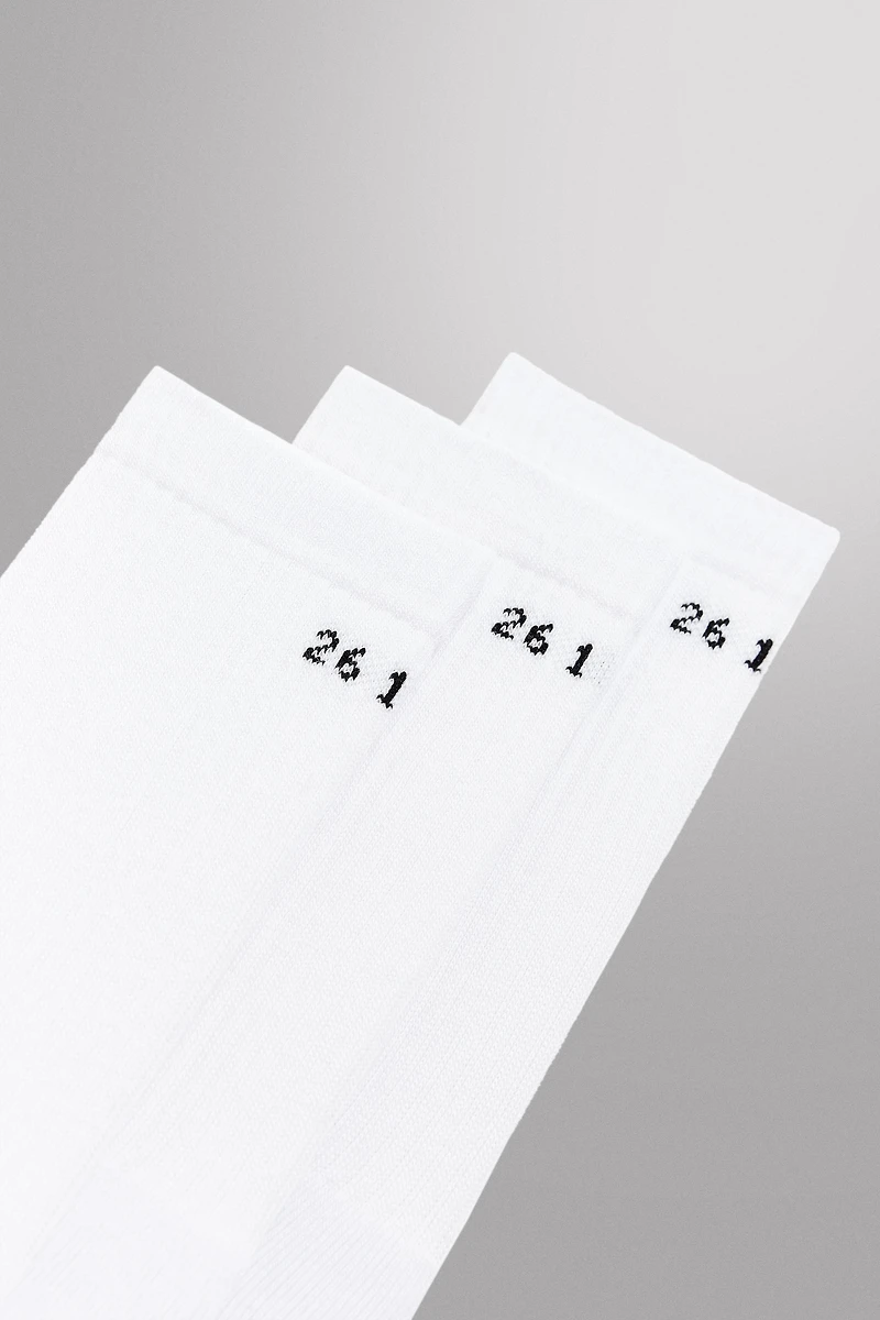 LOT DE TROIS PAIRES CHAUSSETTES D'ENTRAÎNEMENT