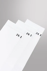 LOT DE TROIS PAIRES CHAUSSETTES D'ENTRAÎNEMENT