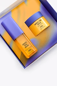 AQUATIC TIDAL DREAM HAIR & BODY MIST 75ML (2.54 FL. OZ) + BODY CREAM 90ML (3.04 FL. OZ).