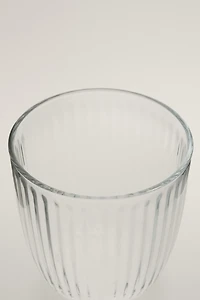 LINEAR-DESIGN GLASS TUMBLER