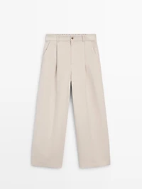 Pantalon fluide à taille élastique