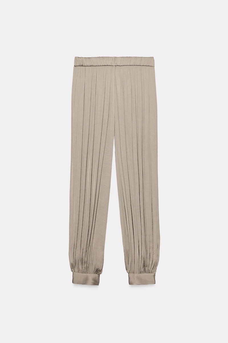 ZW COLLECTION SATIN BALLOON PANTS