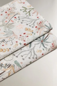 CHILDREN’S SEA PRINT FLAT SHEET
