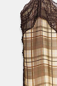 TOP STYLE LINGERIE À CARREAUX