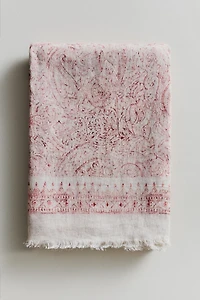 PAISLEY LINEN BLANKET