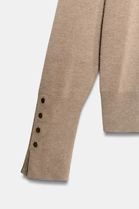 BASIC PLAIN KNIT JUMPER