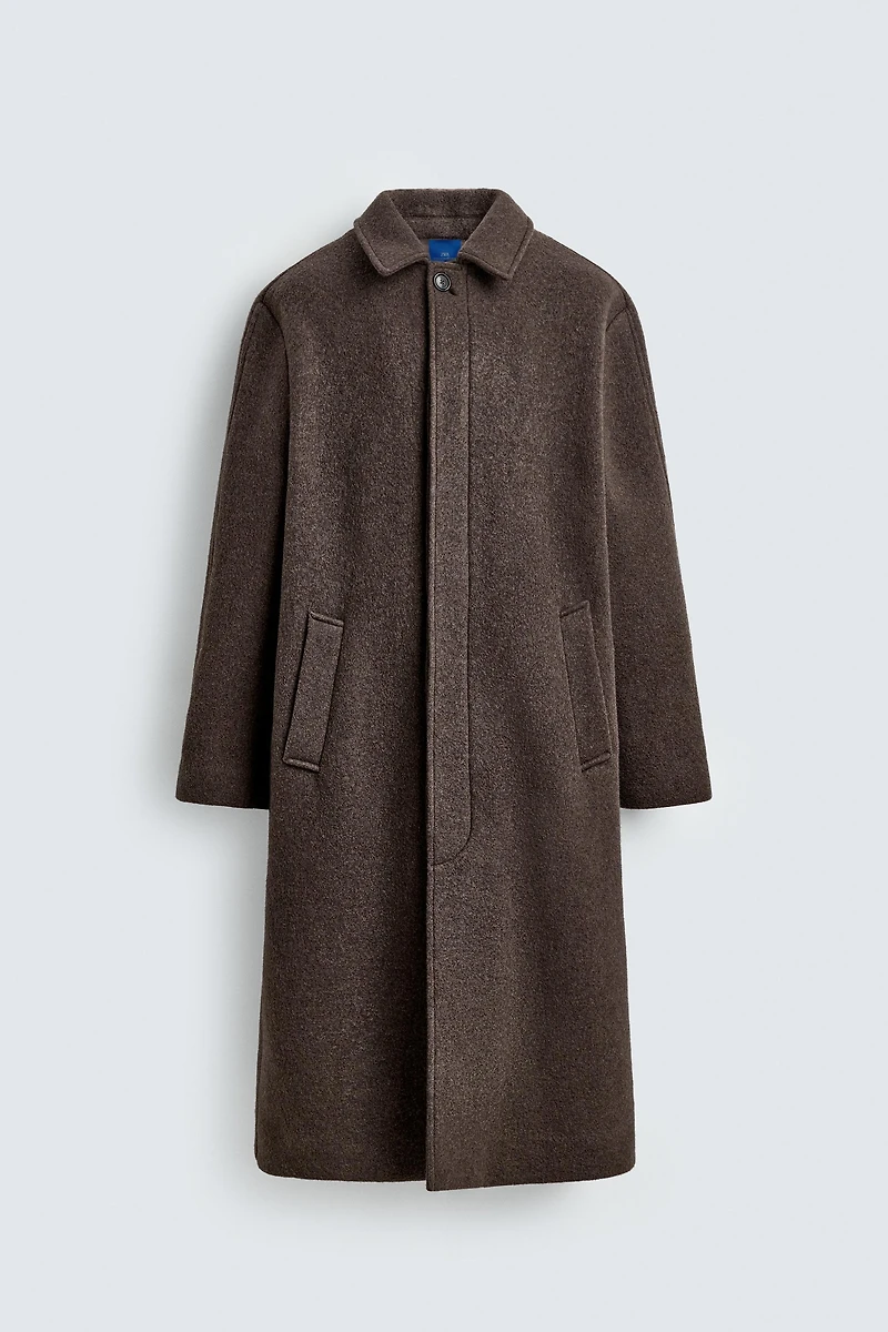 MANTEAU CROISÉ MÉLANGE LAINE MANTECO® AARON LEVINE X ZARA