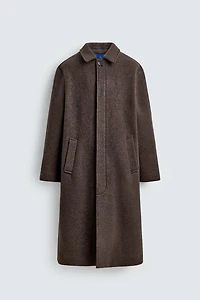 MANTEAU CROISÉ MÉLANGE LAINE MANTECO® AARON LEVINE X ZARA