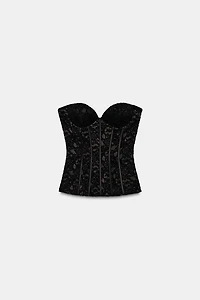 VELVET LACE CORSET