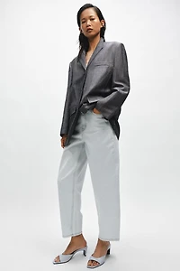 MULES À TALONS EN CUIR