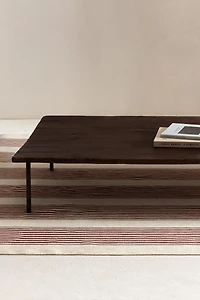 TAPIS JUTE ET COTON RAYURES
