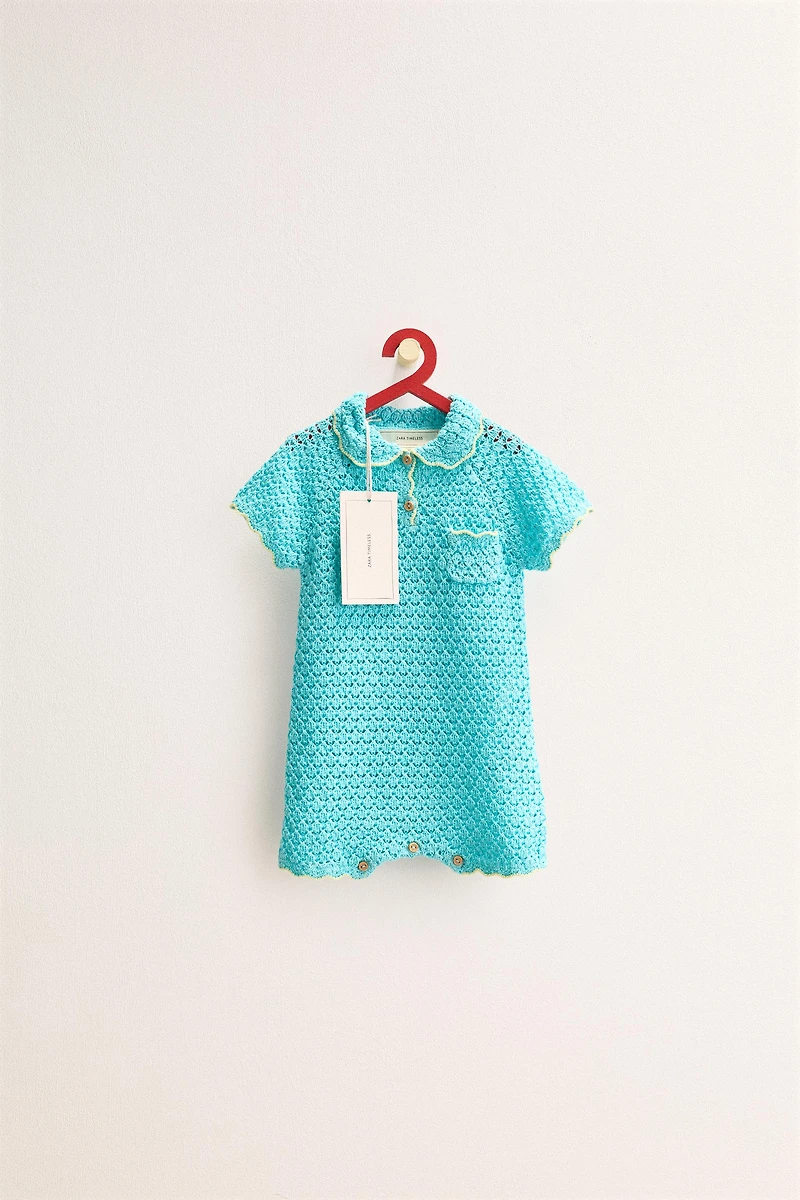 ZARA TIMELESS - COMBINAISON COURTE EN MAILLE