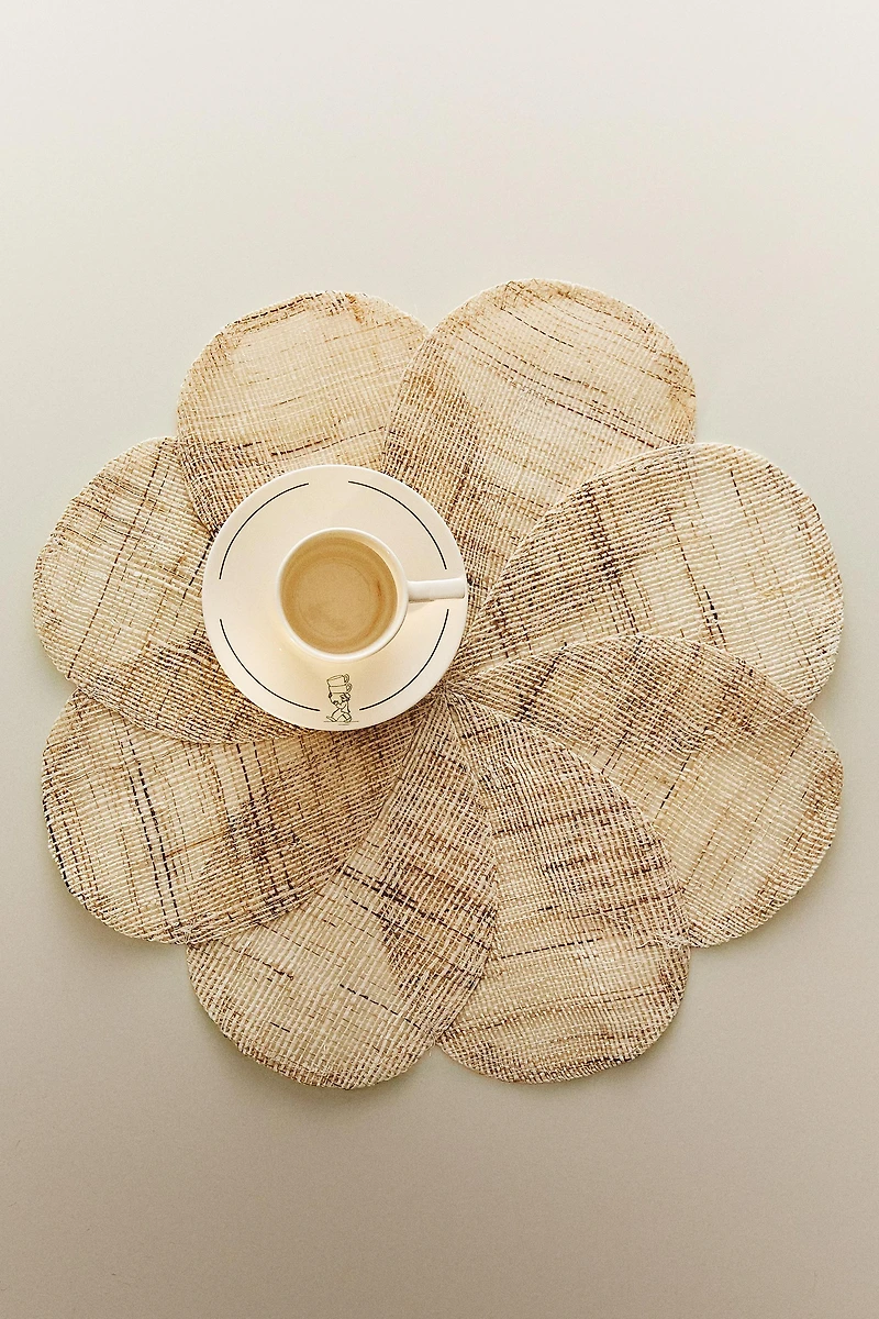 SET DE TABLE FLEUR RAMIE