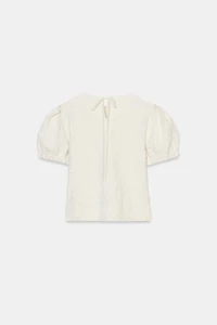 PUFF SLEEVE KNIT TOP