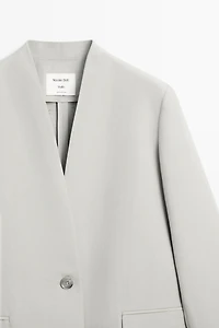Suit blazer with button detail - STUDIO