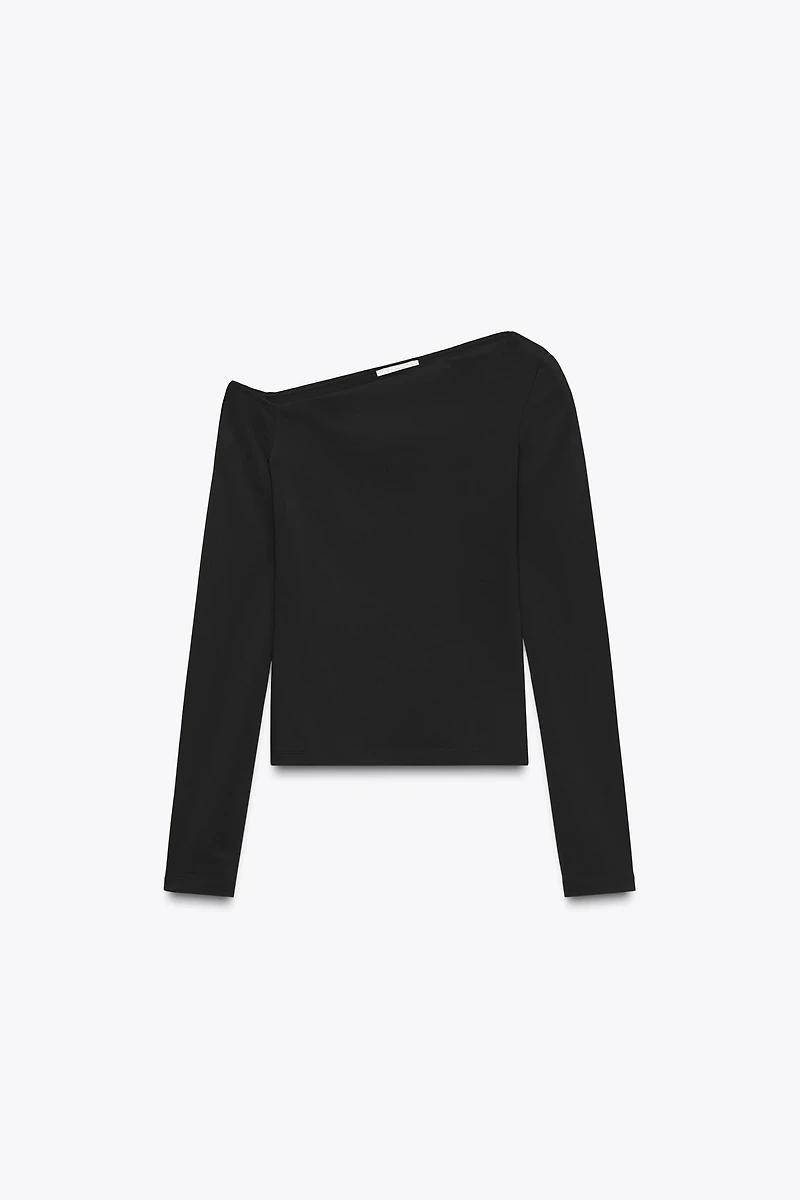 ASYMMETRIC POLYAMIDE T-SHIRT