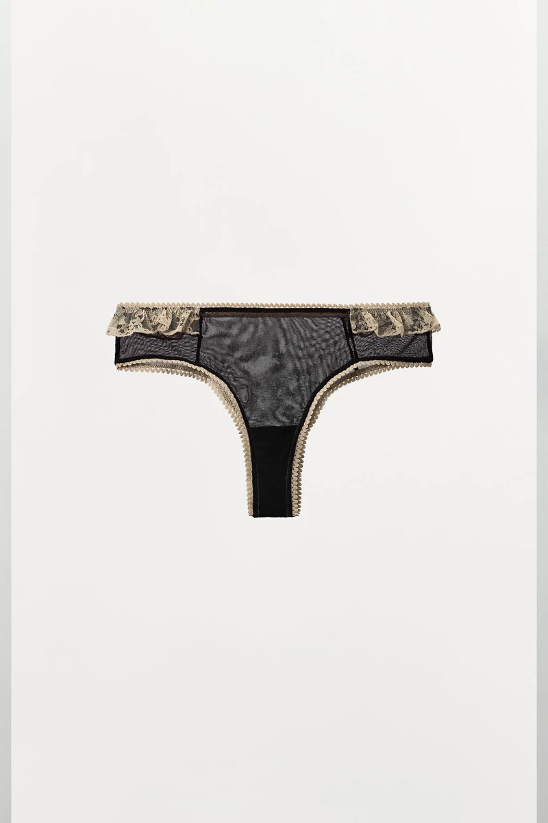 LACE MESH PANTIES