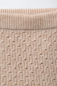 TEXTURED KNIT CULOTTES