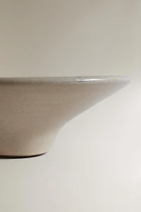 STONEWARE BOWL WITH DESIGNS