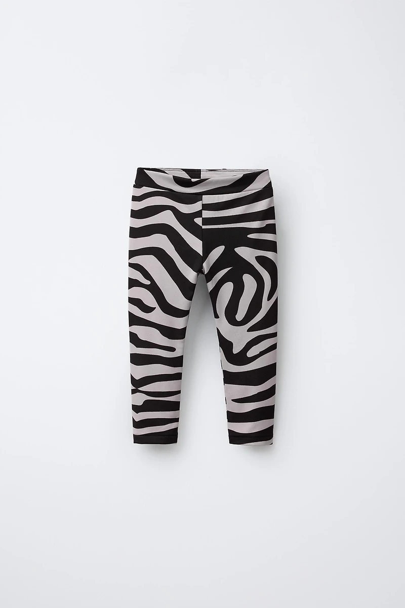 BREATHABLE ZEBRA LEGGINGS
