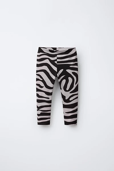 BREATHABLE ZEBRA LEGGINGS