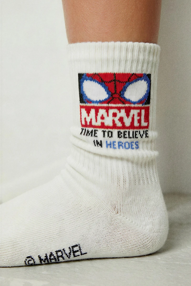 LOT DE DEUX PAIRES CHAUSSETTES MI-HAUTES SPIDEY AND HIS AMAZING FRIENDS © MARVEL
