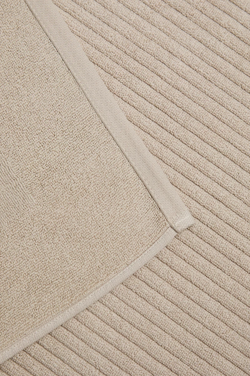 RIBBED TEXTURE BATH MAT