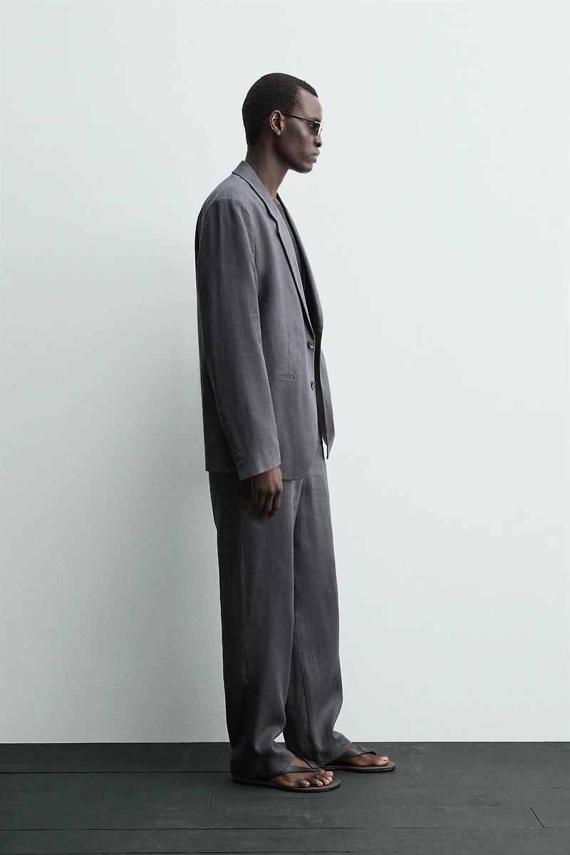 100% LINEN SUIT PANTS