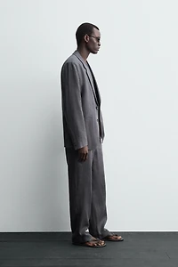 100% LINEN SUIT PANTS