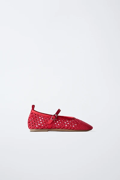 CUTOUT BALLET FLATS