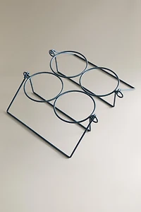 VERRE EN VERRE RECYCLABLE RELIEF