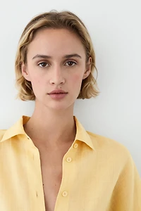 Flowing 100% ramie shirt