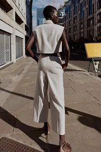 PANTALON CULOTTE TAILLE HAUTE