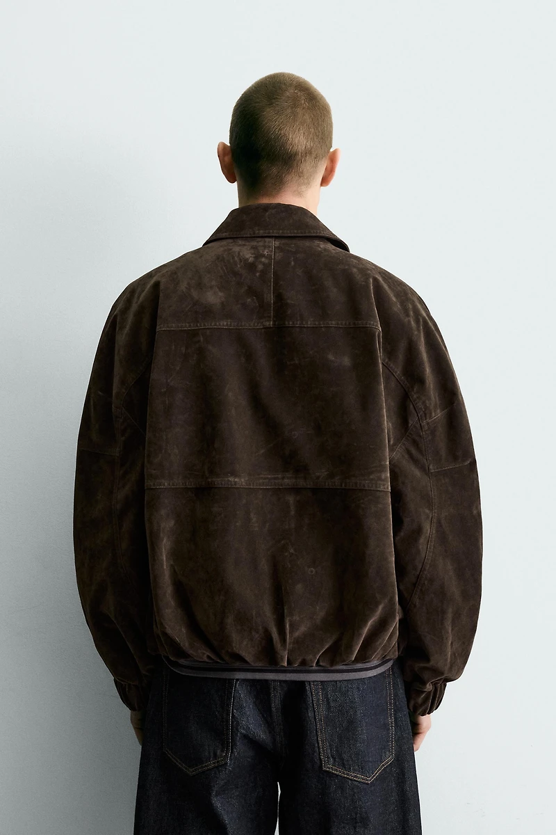 FAUX SUEDE JACKET