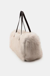 OVERSIZED FAUX FUR BAG