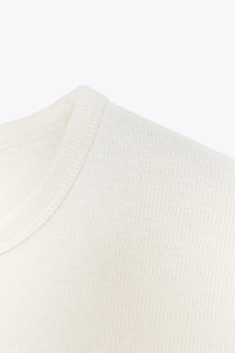 SHORT SLEEVE RIB T-SHIRT